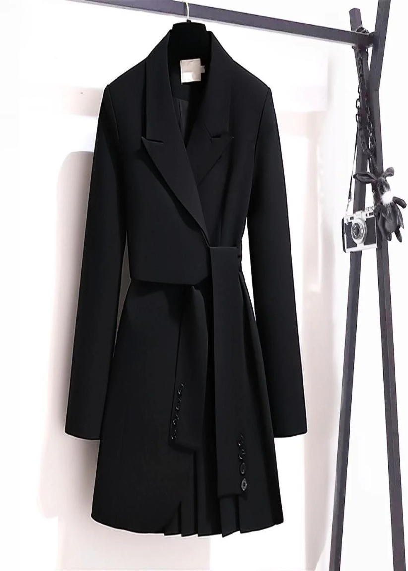 Natalia | Uniwersalny Płaszcz z Paskiem