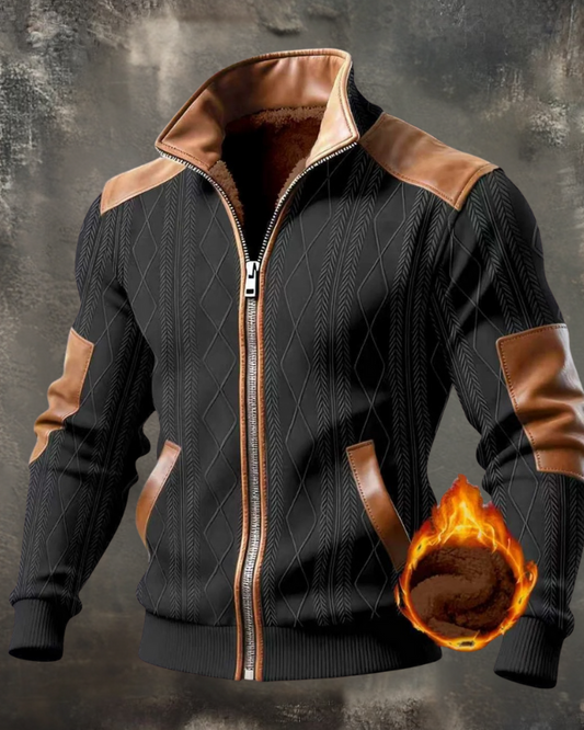 Noel | Strukturalna Kurtka Z Wysokim Kołnierzem