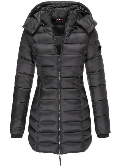 Lauren | Pikowana Kurtka Zimowa – Stylowa Długa Kurtka Damska