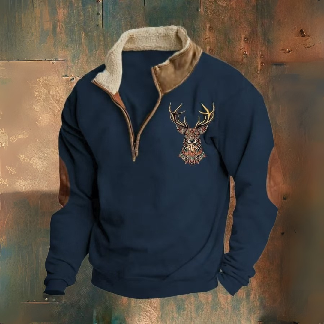 Paolo | Sweter Z Zamkiem Na Ćwiartkę