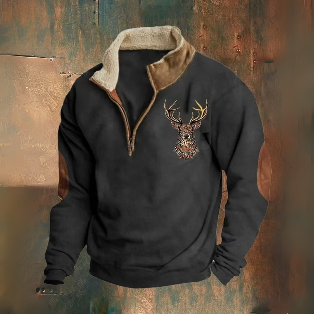 Paolo | Sweter Z Zamkiem Na Ćwiartkę