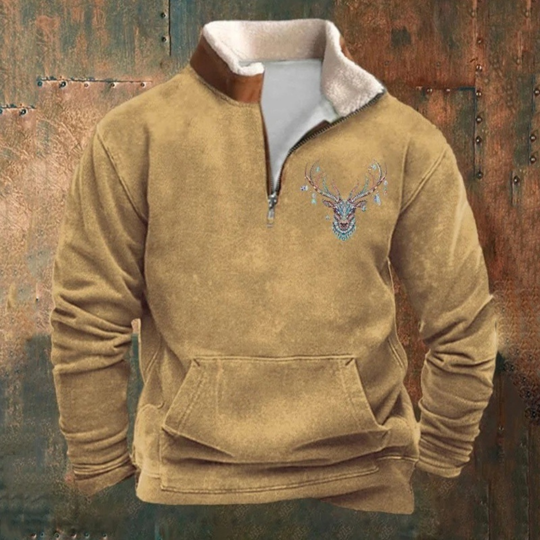 Pierre | Sweter Z Zippem