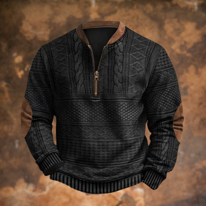 Luca | Sweter Zip Retro