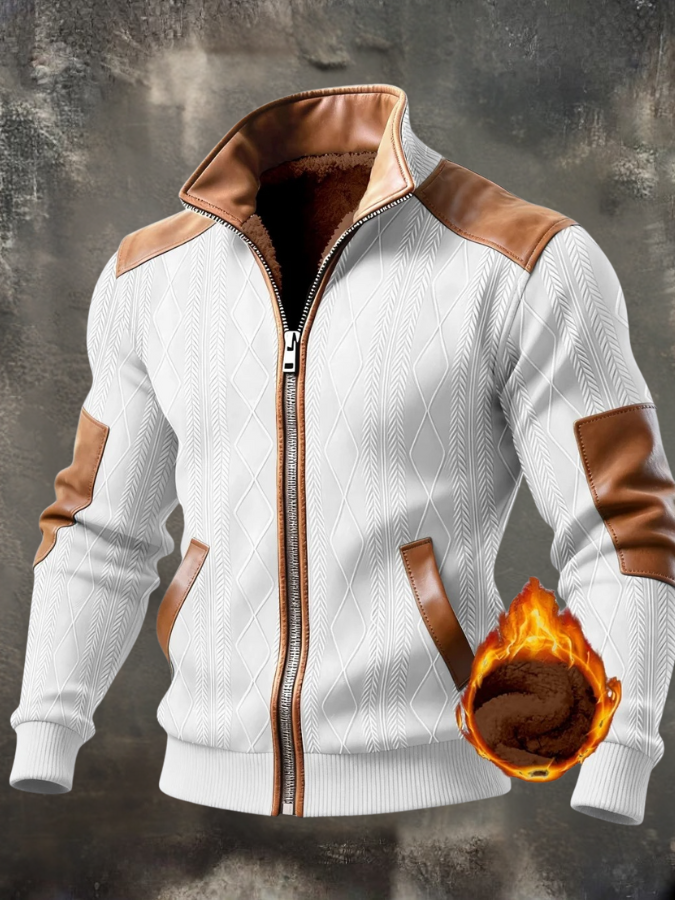 Noel | Strukturalna Kurtka Z Wysokim Kołnierzem