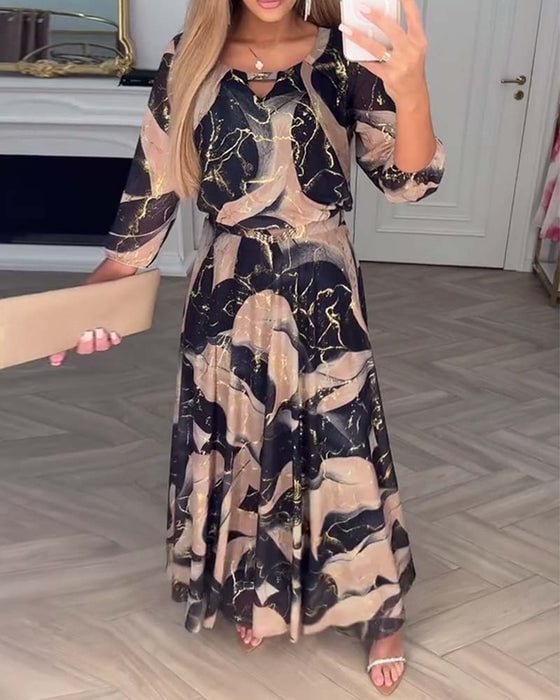 Anne | Stylowa Sukienka z Szyfonu