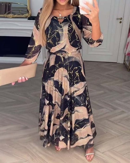 Anne | Stylowa Sukienka z Szyfonu