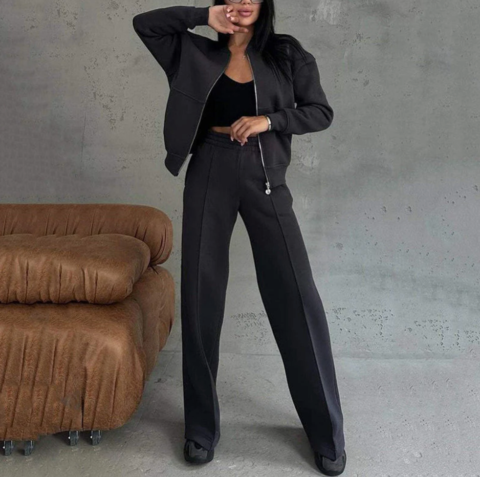 Molly | Minimalistyczny Zestaw „Winter Luxe” Luźny Krój i Ultra-Miękkie Ciepło