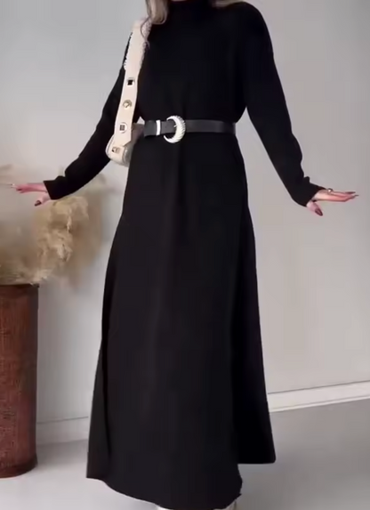 Femme | Dwuczęściowy Komplet z Gładkiego Dzianinowego Materiału