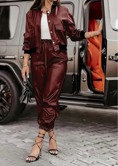 Estela | Skórzany Komplet