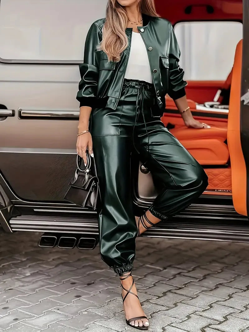 Estela | Skórzany Komplet