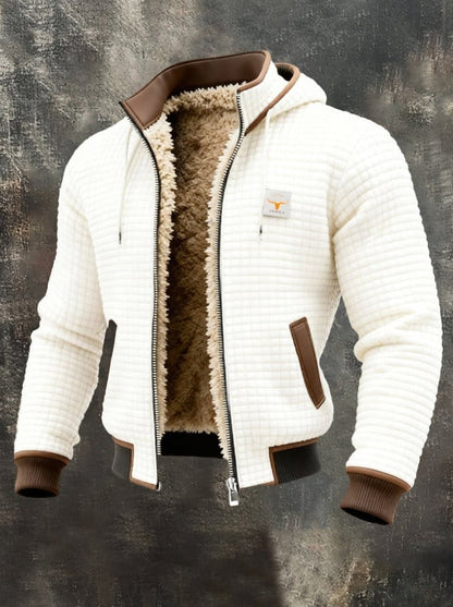 Borys | Elegancki Kurtka Pikowana z Wykończonym Kołnierzem